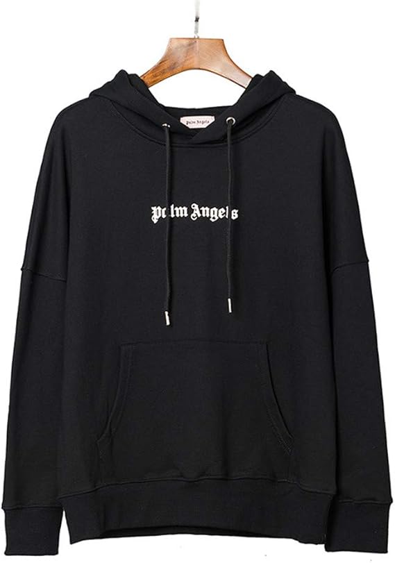 Keren PA Angel Classic Oversize Hoodie Hip Hop Hoodie for Men and Women Black: Amazon.co.uk 