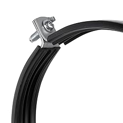 6" Inch Galvanized Pipe Hanger with Rubber