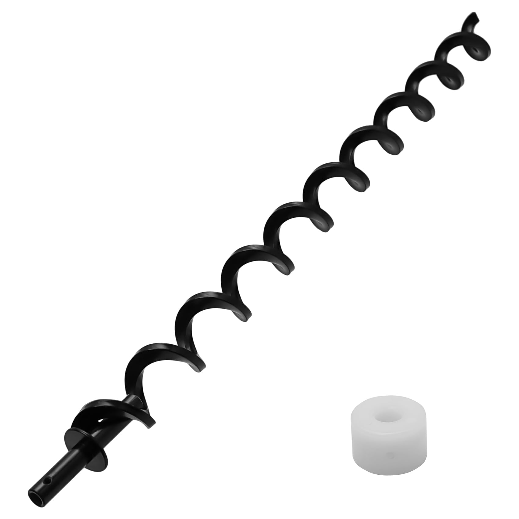 Photo 1 of 23" Auger Shaft Screw Replacement Parts for Pit Boss 1000 and 1100 Series Pellet Grills, Auger Flighting Shaft & Auger Motor Bushing Kit, Replacement Parts Number: PB1000XL-031-R00