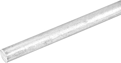 sourcing map Zinc Rod 3/8" 10mm x 4" 100mm 99.995% High Purity Metal Bar Anode