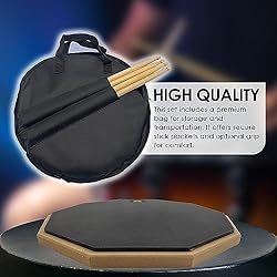 VIYBINN High-Quality Learning Drum Set, 12" silent