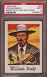 1966 LEAF GOOD GUYS AND BAD GUYS #52 WILLIAM BRADY POP 11 PSA 9 N1910709-074