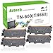 Aztech Compatible TN660 Toner Cartridge Replacement for Brother TN660 TN 660 630 TN-660 TN630 TN-630 HL-L2340DW HL-L2300D MFC-L2707DW DCP-L2540DW DCP-L2520DW HL-L2320D Printer (Black, 4-Pack)