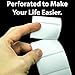 Premium, Extra Sticky 2.25 x 1.25in Direct Thermal Label 4 Pack. Bulk (4,000) Perforated Top Coated, Self Adhesive Stickers for FNSKU Barcode. Zebra Printer Compatible. Packaging and Shipping Supplies