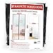 Upgraded Screen Door, 36 x 96 Inch Gray Magnetic Screen Door,Good Light Transmission,Mosquito Patio Screens Magic Door Fiberglass Screen Mesh Fit Doors Size up to 34 W x 95H Inch