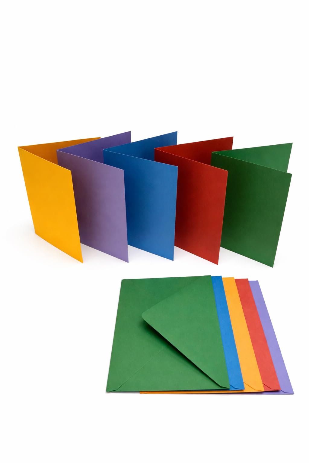 Craft UK 281 C6 Card and Envelope pack of 50 - Mixed Bright