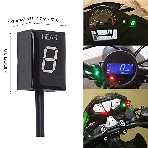 ATFWEL Motorcycle Gear Indicator For Honda With Holder Bracket