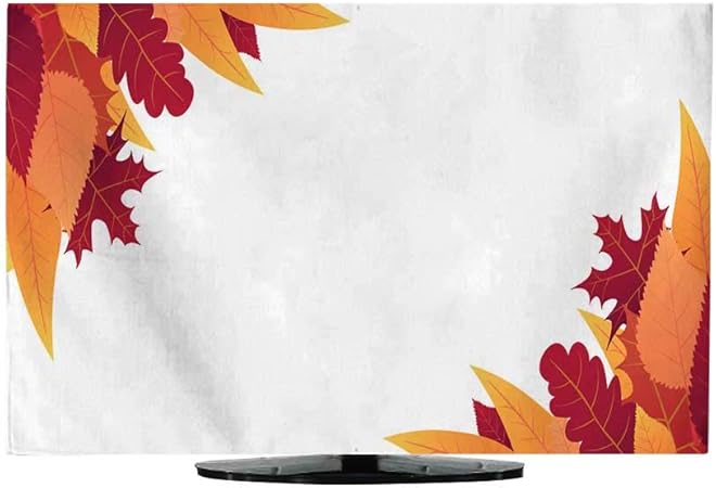 Amazon テレビカバー 秋の背景 葉付き ショッピングセールまたはプロモーションポスター フレームリーフレット ウェブバナー ベクターイラストレーションテンプレート L47 X W48 Miki Da 液晶テレビ保護用品