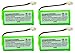 Axiom 4-Pack Rechargeable Battery For BT1018 / BT1022 / BT1011 / BT183348 / BT18432 / BT283348 / BT800 / BT6010 / BT84342 / BY0736 / CBD8006