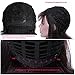Rosa Star Long Straight Hair Wigs with Flat Bangs Natural Black Synthetic Wig Cosplay Daily Wigs for Women 26 Inches(1#)