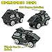 JQGT 5pcs Assorted SWAT Die Cast Metal Alloy Car Models Mini Play Vehicles Truck Cars Toy for Kids Toddlers Boys (Styles May Vary)
