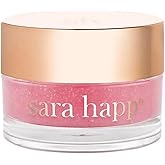 Sara Happ The Lip Scrub: Pink Grapefruit Sugar Scrub for Dry Lips - Gently Exfoliate, Polish, and Revitalize Lips with Vitamin E and Jojoba & Grape Oils, Vegan, 0.5 oz.