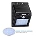 Habor Solar Lights 20 LED Wireless Motion Sensor Waterproof Outdoor Light for Patio, Deck, Yard, Garden, Fence, Driveway (4 Pack)
