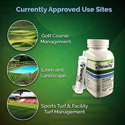Centaurus AZ Tenacity Herbicide- Pre and Post-Emergence Herbicide- Weed Killer for Lawns and Turf Grasses, Ideal for Carpetweed, Chickweed, Clover, Crabgrass, Thistle, and Others- 8oz Gloves