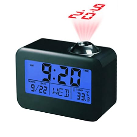 Relangce Despertador Proyector, Reloj Despertador Digital con ...