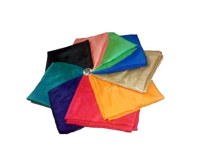 Plain Cloth pieces for Women's Blouse of Sana Silk 1 Meter (NK267snmx_ Multi-Colour_1mx6)