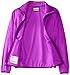 Columbia Big Girls' Pearl Plush Full Zip, Foxglove, Medium