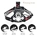 Adjustable Angle Headlight Waterproof 3 Bulbs Cree T6 XPE LED 4 Modes 800 Lumen for Biking, Camping, Hiking