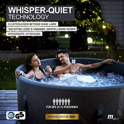 Miweba MSpa aufblasbarer Whirlpool Outdoor Mono F-MO061 | Rund ⌀ 173.0 cm - 6 Personen Spa Pool aufblasbar - Ozon & UV-C… – Bild 6