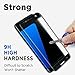 Galaxy S7 Edge Screen Protector [GS7 Edge] [3D Curved Full Cover] GPEL Accessory Glass by Corning Tempered Glass, 100% Replacement Guarantee, Premium Quality Glass in Korea (Black)