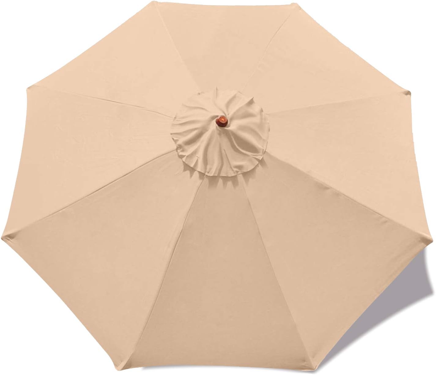 Amazon Com Abccanopy 7 5ft Outdoor Umbrella Replacement Top Patio Umbrella Market Umbrella Replacement Canopy With 8 Ribs Beige Garden Outdoor