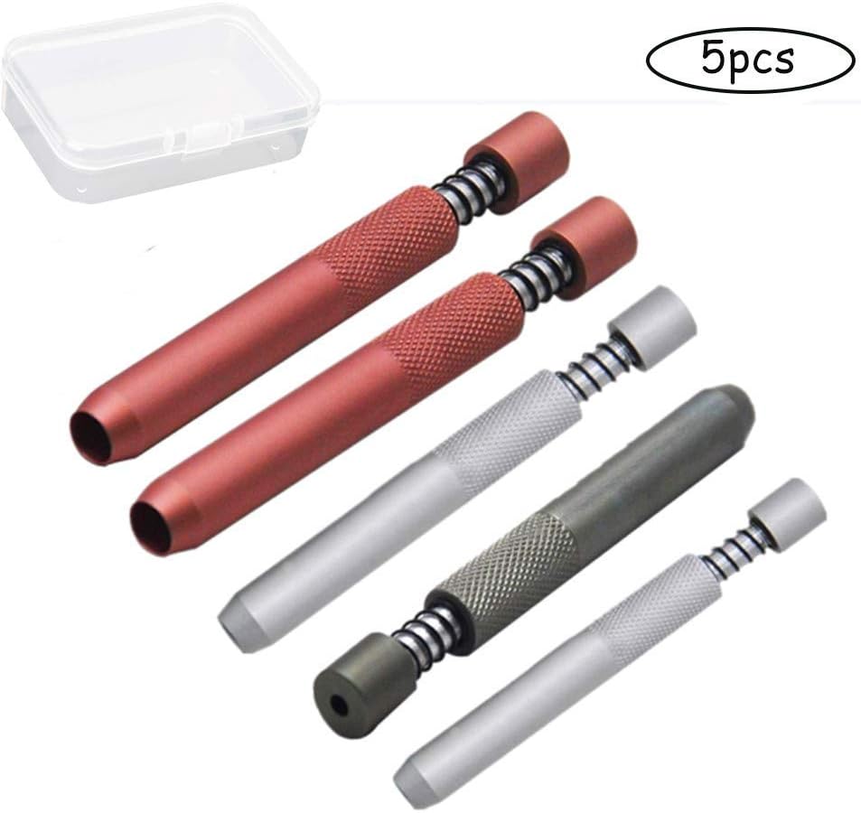 Spring Shaped Pipe, Portable Personal Tube, Easy to Clean Pipe, Jamaican Design, 5pcs