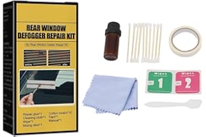 Car Rear Windshield Defogger Repair Kit for Scratched or Broken Heating Grid Lines, Conductive DIY Fix, Compatible with Most 
