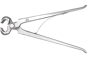 Equine Care Spring-Loaded Hoof Nippers – Chrome Vanadium Steel Farrier Tools | 10″ & 12″ Hoof Trimmers with Ergonomic Grip for Foals, Ponies, Miniature Horses, Donkeys, Goats & Livestock (10 inch)