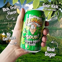 Sour Fruity Soda with Classic Warheads Flavors