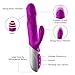 Spot Rabbit Vibrator, Rechargeable Heating Dildo Vibrator Adult Sex Toys for Women Silicone 10 Speed Vibration Clitoris Vagina Stimulator Massager Sex Things for Couples (Purple)