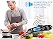 GEEKHOM Instant Read Thermometer, Electronic Digital Meat Thermometer with Probe, Talking Function, LCD Backlight Screen for BBQ Oven Grill Smoker Kitchen Cooking(Black)