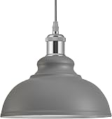 iTrend Metal Ceiling Lamp Shade Black/Inner Gold Easy Fit Pendant view 7
