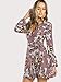 Milumia Women's Vintage Floral Print Split Wrap Dress Multicoloured X-Large