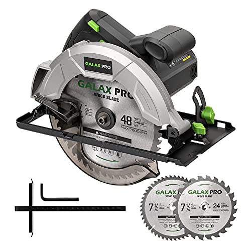GALAX PRO Circular Saw 5800 RPM HandHeld Cord Circular Saw, 10 Amp