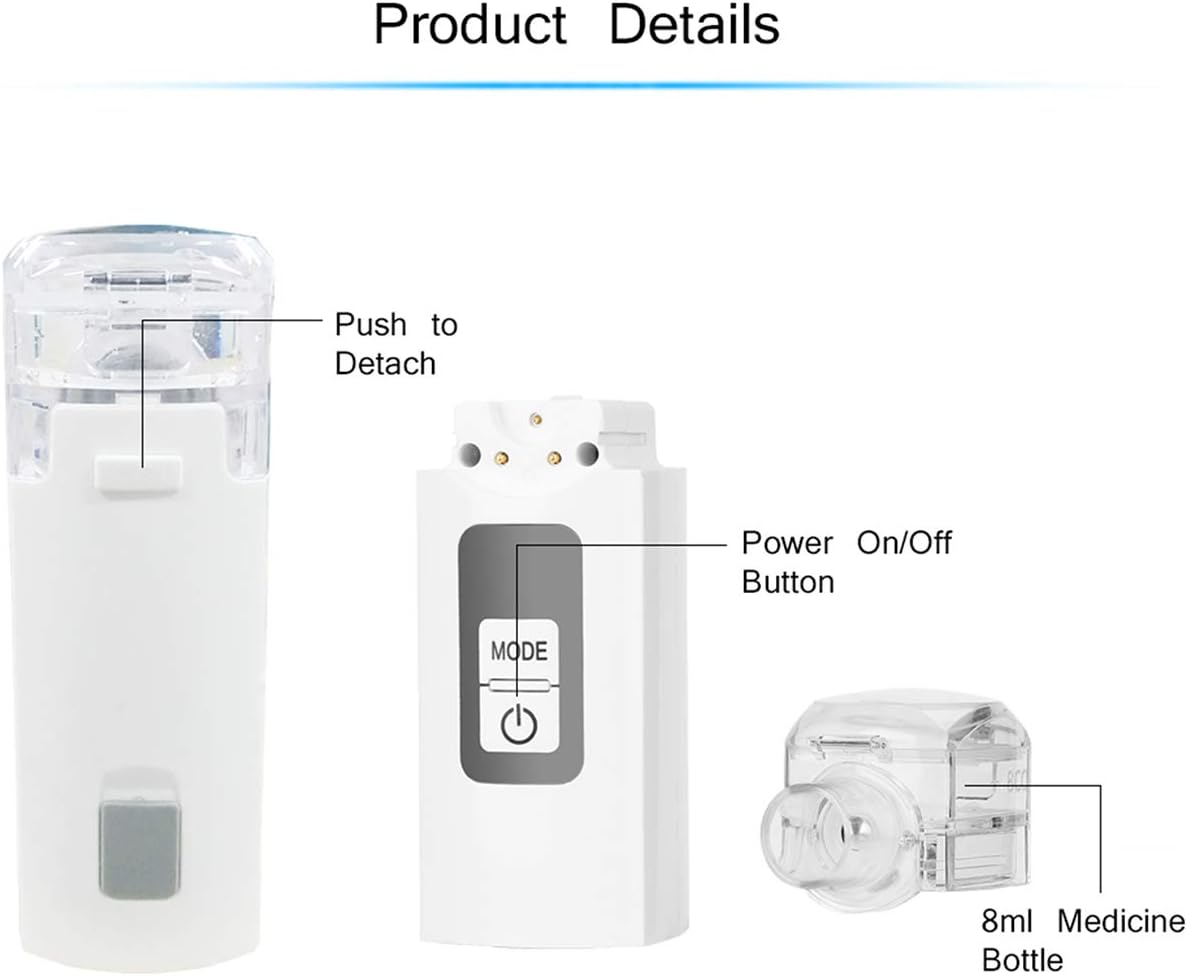 Personal Cool Mist Steam Inhaler, Handheld Steam Atomizer for Home Office Daily Use: Health & Personal Care