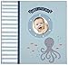 Carter's Blue Nautical Slim Bound Photo Album for Baby Boys, Holds 160 Photos, 40 Pages