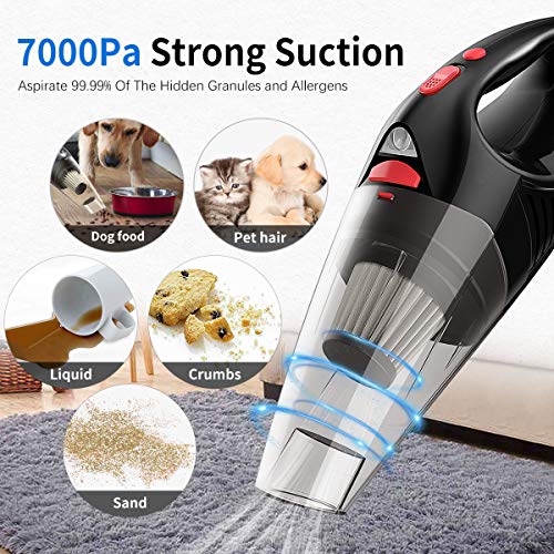 Uplift Handheld Vacuum Cleaner Cordless Car Hoover 7Kpa Cyclone Suction