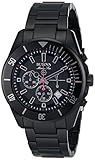 Bulova Men's 98B231 Marine Star Analog Display Japanese Quartz Black Watch
