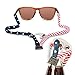 Gobi Straps – Sunglass Straps with Built-In Bottle Opener | Quick Drying Eyewear Retainers | Patriotic; Red, White & Blue; American Flag