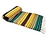 Spirit Quest Supplies Bodhi Blanket Mexican Style Throw Blanket - Falsa Blanket for Yoga, Picnics, Beach, Tapestry, Camping, & More (Mirage: Turquoise, Orange, Yellow, Black, Brown)