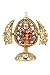 danila-souvenirs Russian Faberge Style Carved Egg Church of Savior on Blood St.Petersburg Gold Color 2.6''