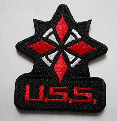 Resident Evil Operation Raccoon City USS Umbrella Security Service Military Patch Fabric Embroidered Badges Patch Tactical Stickers for Clothes with Hook & Loop
