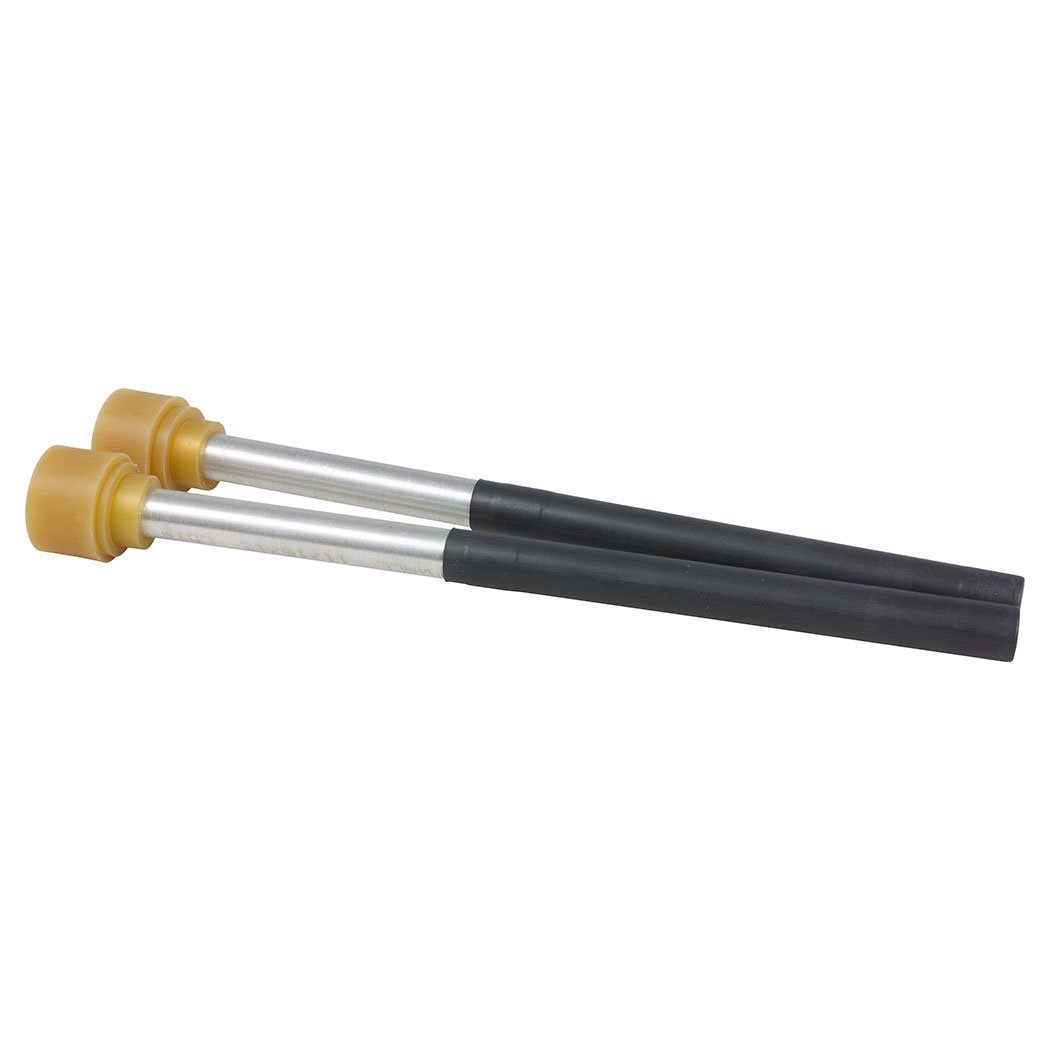 Panyard W4064 Classic Aluminium Cello/Guitar Steel Pan Mallet, Black, Silver