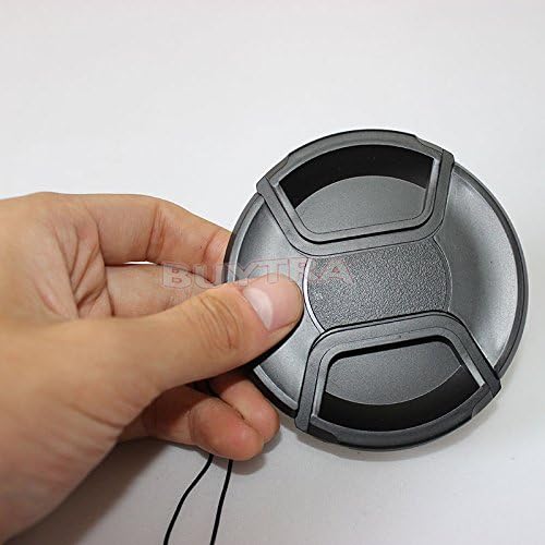 Whitesnowing Sony Canon Nikon Lens Filters 82mm Center Pinch Snap on Front Cap
