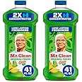 Mr. Clean 2X Concentrated Multi Surface Cleaner with Gain Original Scent, All Purpose Cleaner, 41 fl oz (Pack of 2)