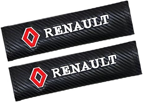 Set of 2 Seat Fiber Covers Shoulder Pads For Renault