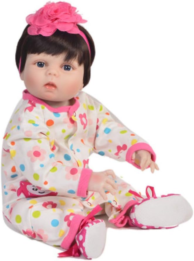 luckcsww Dolls Reborn Baby Babies Doll Simulation DollFull Silicone Doll Doll 23 Inch Simulation Baby