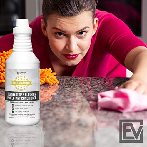 Granite Sealer & Conditioner + Micro Fiber (1 QUART), Superior Stone