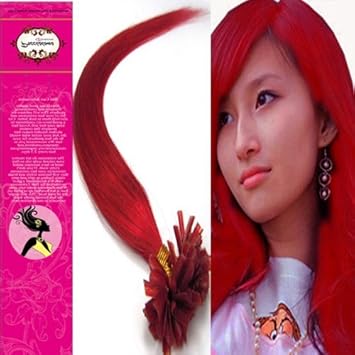 Amazon Com 16 Pre Bonded Tipped Hair Nail Tip U Tip 100 Of