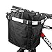FUNSPORT Bicycle Basket Bike Front Basket Folding Detachable Cycling Bag- Perfect Removable Dog Basket for Bike- Pet Cat Dog Carrier Easy Install Quick Released